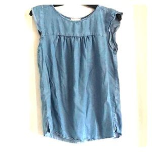 Loft Babydoll denim top